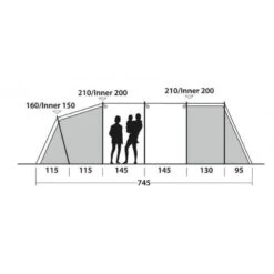 Tente De Camping Outwell Winwood 8 -Magasin De Matériel De Camping tente de camping outwell winwood 8 3