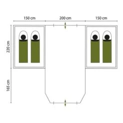Tente Dôme Hammerfest 4 Plus - Camping - 2 Cabines - 4 Personnes - 2 Entrées -Magasin De Matériel De Camping tente dome hammerfest 4 plus camping 2 cabines 4 personnes 2 entrees 6