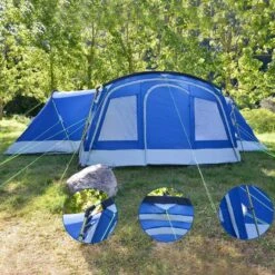 Tente Familiale Dôme Nimbus 12 - Camping - 12 Personnes - 3 Cabines -Magasin De Matériel De Camping tente familiale dome nimbus 12 camping 12 personnes 3 cabines 5