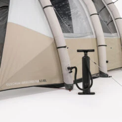 Quechua Tente Gonflable De Camping - Air Seconds 6.3 XXL F&B - 6 Personnes - 3 Chambres -Magasin De Matériel De Camping tente gonflable de camping air seconds 63 xxl f and b 6 personnes 3 chambres 4