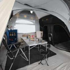 Quechua Tente Gonflable De Camping - Air Seconds 8.4 F&B - 8 Places - 4 Chambres -Magasin De Matériel De Camping tente gonflable de camping air seconds 84 f and b 8 places 4 chambres 3