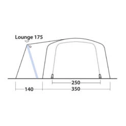 Tente Gonflable Outwell Oakdale 5PA -Magasin De Matériel De Camping tente gonflable outwell oakdale 5pa 4