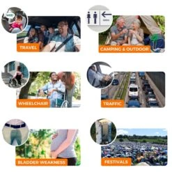 Toilette D'urgence Jonhy Wee, 3 Pièces -Magasin De Matériel De Camping toilette durgence jonhy wee 3 pieces 6